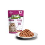 Jungle Kısırlaştırılmış Biftekli Pouch 100 gr Kedi Konservesi