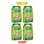 Jungle Özel Tahıllı Premium Vitaminli Tavşan Yemi 500GR X 4 ADET