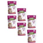 Jungle Pouch Gravy Soslu Biftekli 6x100 gr Konserve Kısırlaştırılmış Kedi Maması