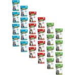 Jungle Pouch Gravy Soslu Karışık Paket Somon Tavuk Biftek Yaş 24x100 gr Kedi Maması