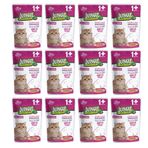 Jungle Pouch Sığır Eti Parçalı Kısırlaştırılmış 12x100 gr Kedi Konservesi