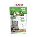 Jungle Pouch Tavuklu Jel Yaş 12x100 gr Kedi Maması