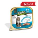 Jungle Somonlu Ezme 12x100 gr Yetişkin Kedi Konservesi