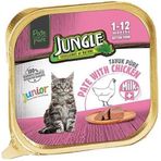 Jungle Sütlü Tavuklu Püre Şeklinde 32 x 100 gr Yavru Kedi Maması