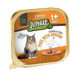 Jungle Tavuklu Kısırlaştırılmış Ezme 6x100 gr Kedi Konservesi