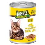 Jungle Tavuklu ve Sebzeli 400 gr Yetişkin Konserve Kedi Maması