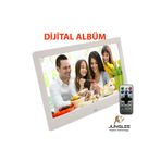 JUNGLEE 10 inç Dijital Fotograf Çerçevesi Led Hd Ekran Usb/sd Mp3/mp4 Çalar Video Oynatma Uzaktan Kumandalı