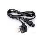 JUNGLEE (1270) 1.5 Metre Pc Mönitör Fişi 3x0,75 Mm 3 Pin Yonca 220v 10a Adaptör Laptop Yazıcı Power Güç Kablosu ile uyumlu
