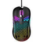 JUNGLEE (132) Rgb Led Işıklı Oyuncu Mouse Gaming 800-2400 Dpi 0 Oyun Mouse Mat Siyah ile uyumlu