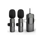 JUNGLEE 2 Lİ KABLOSUZ YAKA MİKROFONU iOS, Android, Kamera, USB-C , Video Kaydı, Vloglama, YouTube uyumlu