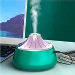 Junglee 200ml Ultrasonik Oda Hava Nemlendirici Led Işıklı Buhar Makinesi Aroma Difizör - Beyaz