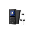 Junglee 32GB Hafıza Kartı Desteğiyle Metal Mp3 Çalar Dijital Ekranlı Fm Radyo ve Ses Kayıt Özellikleri - Siyah - 32 GB