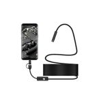 JUNGLEE 3ü 1 arada Endeskop Kamera mikrofon usb ve tip-c 6 LED Su Geçirmez 5 Metre Borescope Yılan Kamera