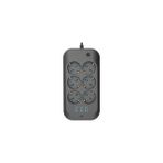Junglee 6 Soket 3 USB Şarj Termal Akım Korumalı Priz 2 Metre Kablo Çoklu Priz 6'lı Priz