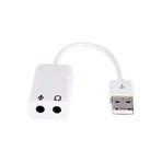 JUNGLEE (972) 7.1 Usb Ses Kartı 3.5 Mm Jack Girişini Usb Ye Çeviren Aparat ile uyumlu
