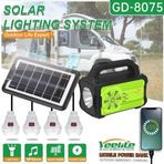 JUNGLEE GÜNEŞ ENERJİ PANELLİ SOLAR GÜÇ SİSTEMİ POWERBANK KAMP DOĞA BALIK KARAVAN FENER FM BLUETOTH MÜZİK