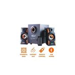 JUNGLEE LED Işıklı Bluetooth Hoparlör - mükemmel Oyun Film Partisi Multimedya 2.1 Subwoofer Hoparlör Sistemi