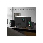 JUNGLEE MULTİMEDYA BLUETOOTH HOPARLÖR SD KART USB 2.1 KANAL SUBWOOFER 2+1 IŞIKLI PC SPEAKER