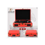 JUNGLEE Nostaljik Pikap Plakçalar 33-45-78 Lik Plak Uyumlu Plak Çalar Bluetooth lu Aux Usb girişli Mp3 Çalar