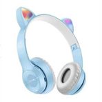 Junglee P47m Bluetooth Kedi Kulaklık Katlanabilir Sd Kart Girişli Mikrofonlu mavi