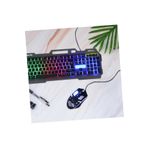 JUNGLEE USB KABLOLU OYUNCU KLAVYE MOUSE SET LED IŞIKLI GAMİNG MOUSE KEYBOARD SET uyumlu