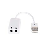 JUNGLEE Usb Ses Kartı 3.5 Mm Jack Girişini Usb Ye Çeviren Aparat 7.1