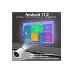JUNGLEE Wifi6 5G projektör Android 11 4K 150 ANSI çift WiFi BT 1280*720p taşınabilir ev sinema projeksiyon