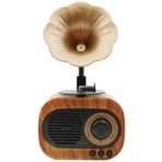 JUNGLEE Wireless Gramafon Bluetooth Hoparlör Classic Retro B5