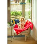 Jungo Pets Dreamweave Kırmızı Renkli Yıkanabilir Kedi Ve Köpek Battaniyesi