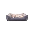 JUNGO Pets | LUCY Gri & Açık Gri Yüksek Kaliteli Köpek Yatağı