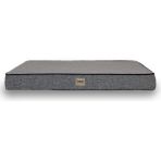 Jungolica Pet Products Arthur, Visco Süngerli, Çıkarılabilir Kılıflı, Su Geçirmez, Yüksek Kaliteli Kedi ve Köpek Yatağı - Gri - 55 x 75 cm
