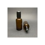 junibeliw 1 Adet Çok Amaçlı BOŞ 30ml Amber Boş Rollon Parfüm Esans Yağ Şişesi Boş Cam Bilyeli 30ml