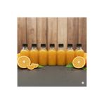junibeliw 7 Adet 50 ml Ginger Shot Şişe Cam Şişe Siyah Kapaklı Kolonya Koku Süs Küçük Cam Şişe 7x50ml