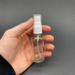 JUNİBELİW 7 Adet Çok Amaçlı Şeffaf 30ML Sprey Fısfıs Kolonya Dezenfektan Cam Şişe Fıs Fıs 8X30ML