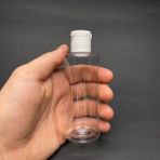 JUNİBELİW 8 Adet Plastik Boş Şişe Çok Amaçlı Şişe Kolonya Dezenfektan Krem Şampuan Şişesi Kapaklı 8X100ML