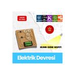 Junior Da Vinci Elektrik Devresi–Çocuklar İçin Eğitici Ahşap STEM Oyuncak,Deney Seti ve Bilim Kiti | Junior Da Vinci