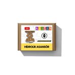 Junior Da Vinci Hidrolik Asansör Stem Oyuncak – Sıvı Basıncı Deneyi - Eğitici Ahşap Maket Montessori Bilim Seti