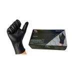 Junıor Junior Mg Gloves Elmas Dokulu Siyah Nitril Eldiven 50'li L