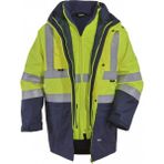 Junior Sarı Lacivert 5 Parça İçi Çıkmalı Parka