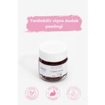 Juniper Natural Doğal Vişne Dudak Peelingi - Onarıcı, Arındırıcı, Besleyici, Vegan - 41 ml