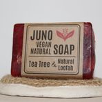 Juno Çay Ağaçlı Gliserinli Doğal Kabak Lifli El Yapımı Vegan Sabun