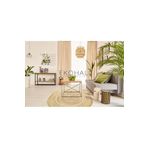 Juno Koleksiyonu Jüt ile Üretilen El Dokuması Sisal Kilim ECH 01E Natural, 80 x 300