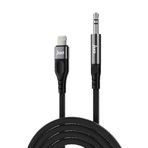 Juo 1 mt Lightning to 3.5 mm Jack Aux Stereo TRS Ses Kablosu