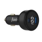 Juo 100W Type-C + USB-A Led Ekranlı iPhone Android Notebook Araç İçi Şarj Cihazı