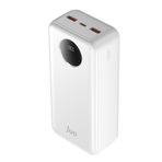 Juo 30.000 mAh 22.5W Beyaz Dijital Led Ekranlı Taşınabilir Hızlı Şarj Cihazı Powerbank
