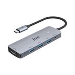 Juo 5 GBPS 100W 4K 60 Hz HDMI USB 3.2 Type-C Çoklayıcı Hub