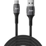 Juo 66W USB-A to Type-C Örgülü 1 mt Hızlı Şarj ve Data Kablosu