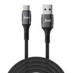 Juo 66W USB-A to Type-C Örgülü 2 mt Hızlı Şarj ve Data Kablosu