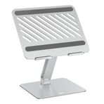 Juo Alüminyum Notebook Standı Yükseklik ve Eğim Ayarlı Ergonomik Metal Laptop Standı 11-17 inch arası notebook dizüstü bilgisayar standı, ayarlanabilir