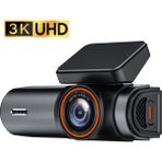 Juo C10 Pro 3k UHD Hdr Wifi Ekranlı Araç Kamerası 170° Geniş Açı Gece Görüş G-Sensörlü Araç Içi Kamera - Siyah